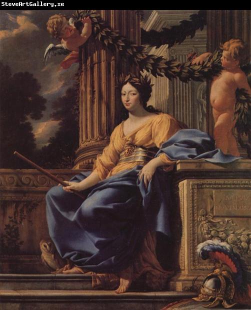 Simon Vouet Allegorical Portrait of Anne d'Autriche